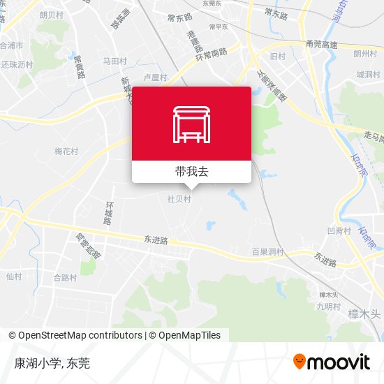 康湖小学地图