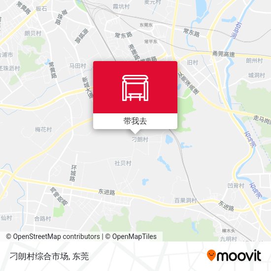 刁朗村综合市场地图