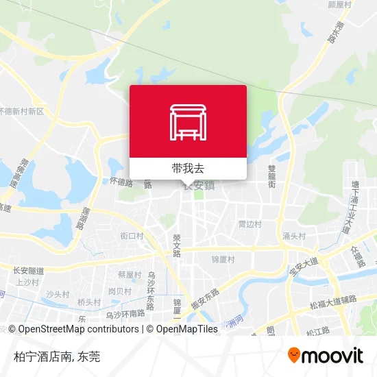 柏宁酒店南地图