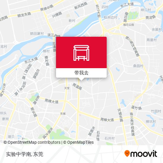实验中学南地图