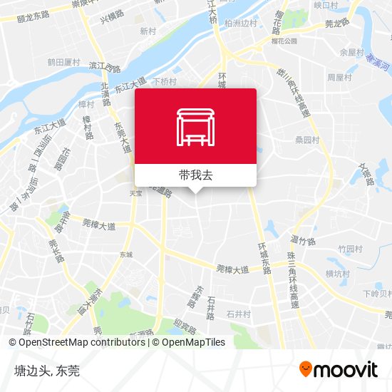 塘边头地图