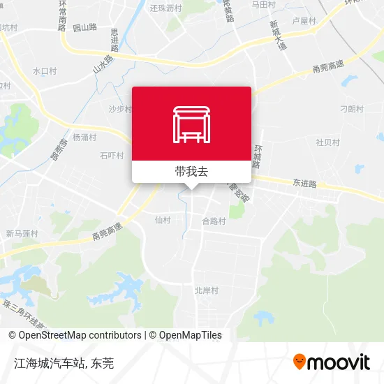 江海城汽车站地图