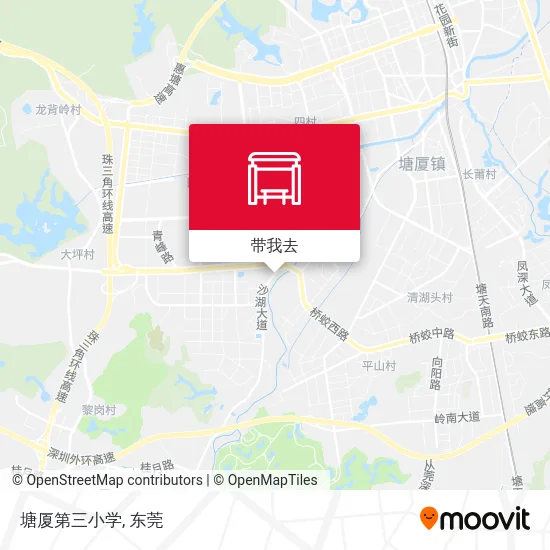 塘厦第三小学地图