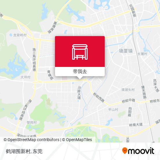 鹤湖围新村地图