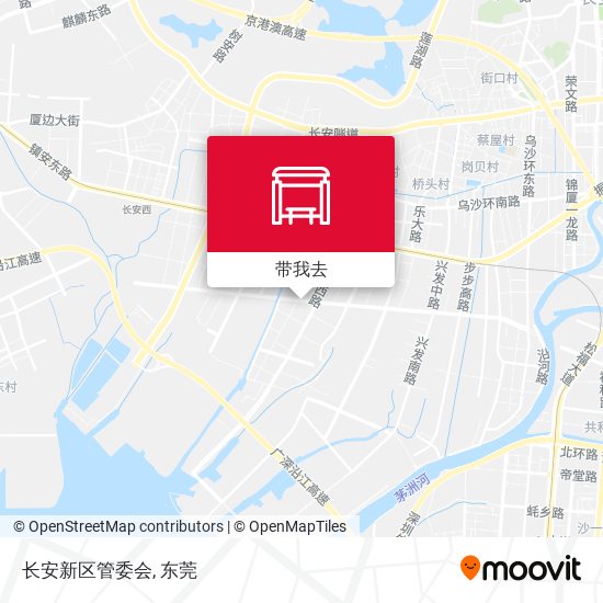 长安新区管委会地图