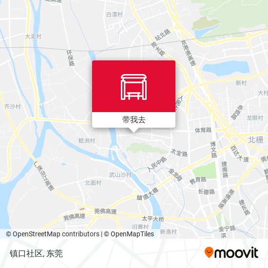 镇口社区地图