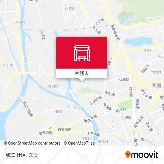 镇口社区地图