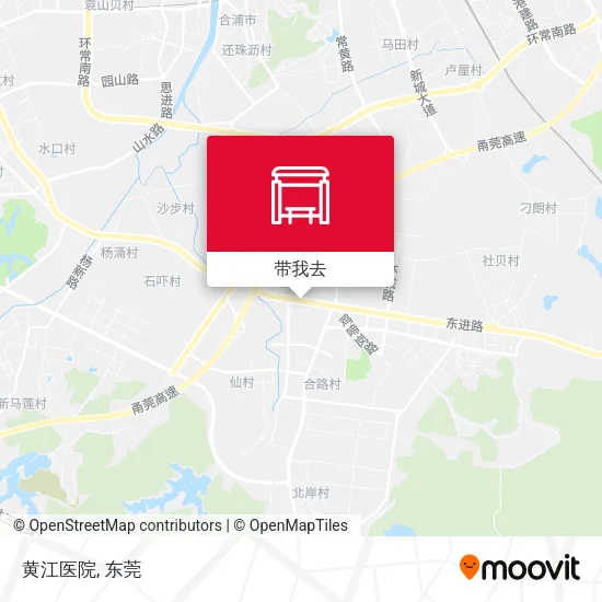 黄江医院地图
