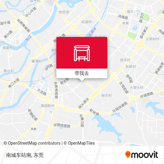 南城车站南地图