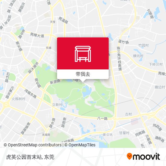 虎英公园首末站地图
