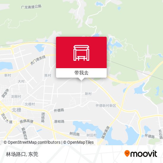 林场路口地图