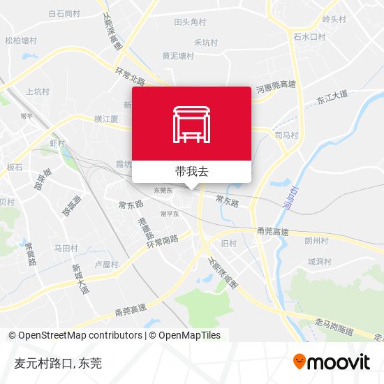 麦元村路口地图