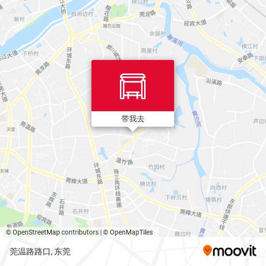 莞温路路口地图