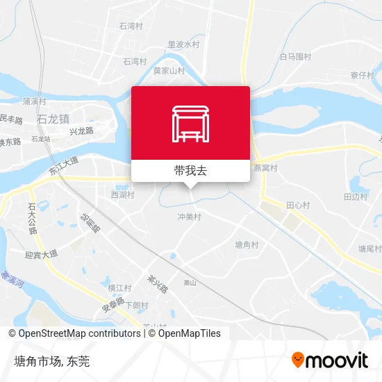 塘角市场地图