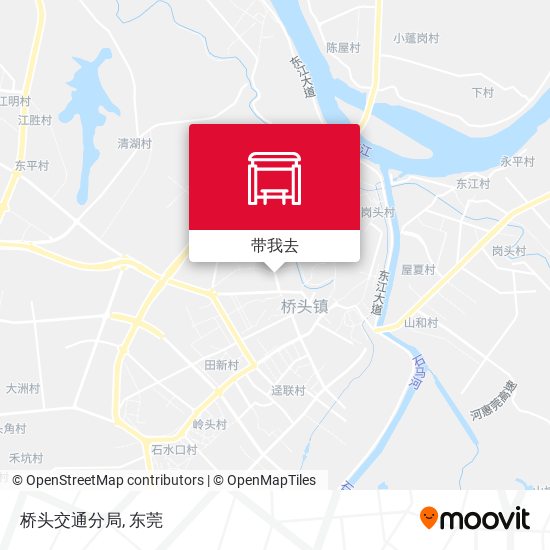 桥头交通分局地图