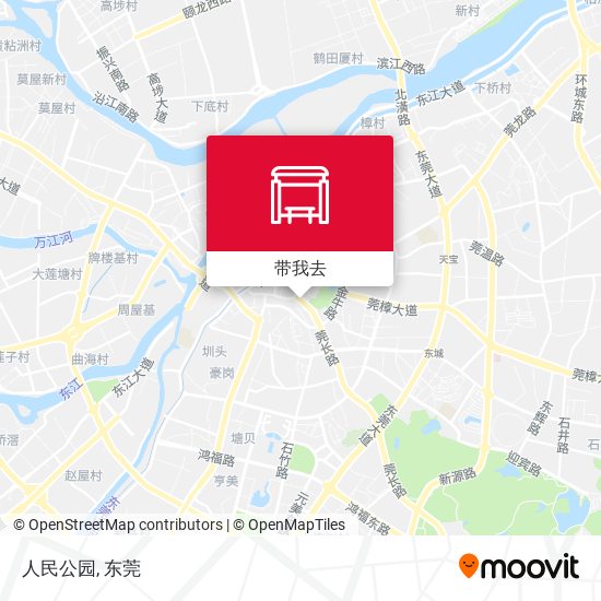 人民公园地图