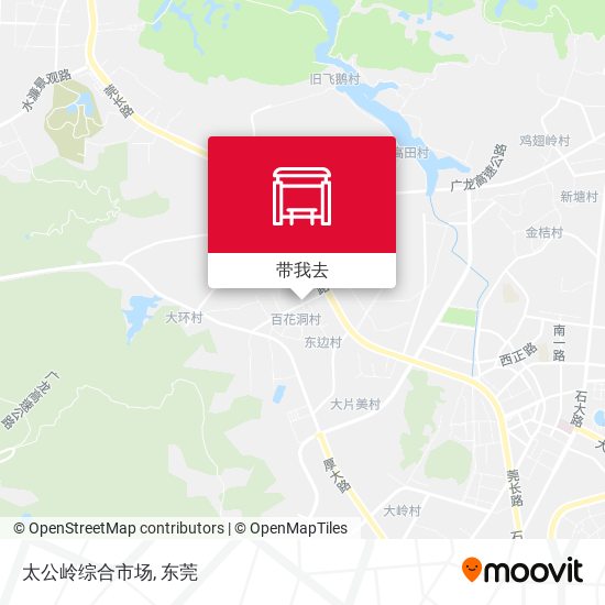 太公岭综合市场地图