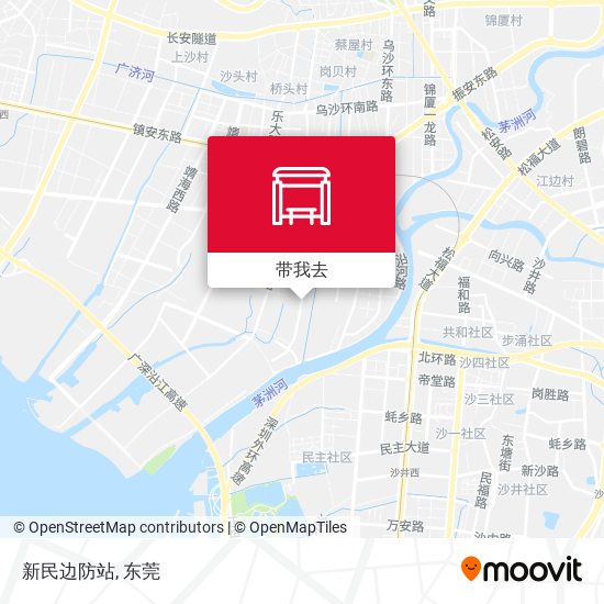 新民边防站地图