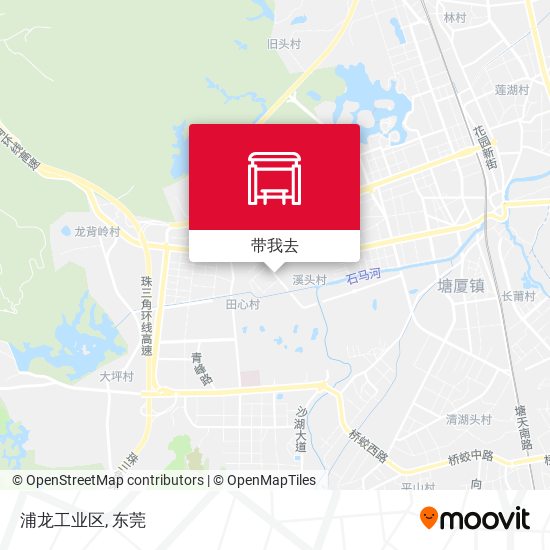 浦龙工业区地图