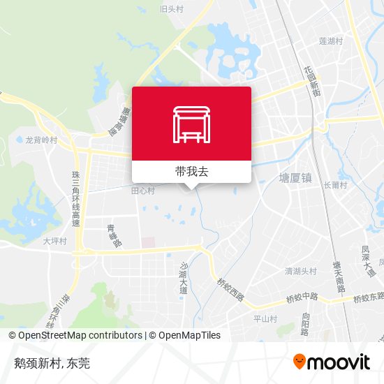 鹅颈新村地图
