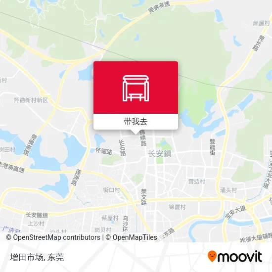 增田市场地图
