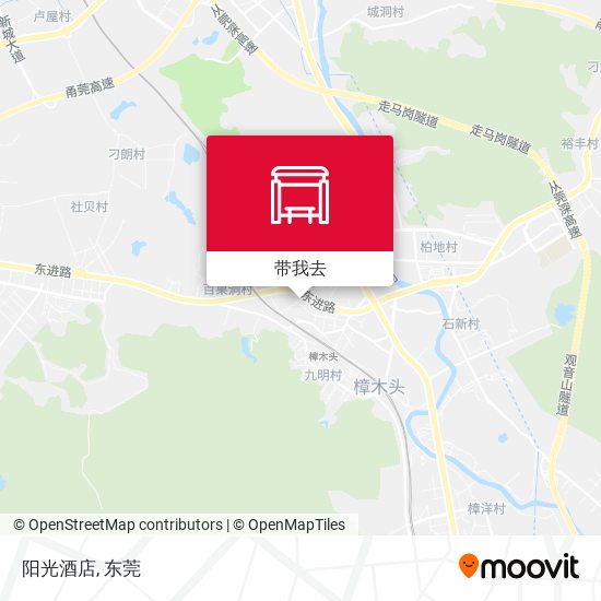 阳光酒店地图