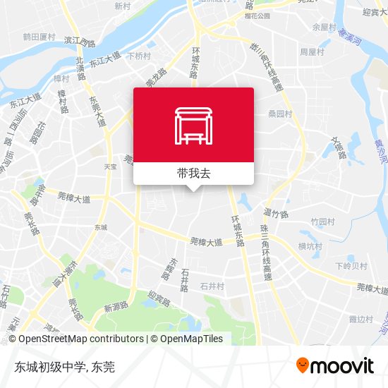 东城初级中学地图