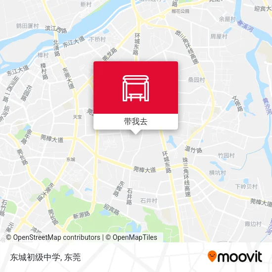 东城初级中学地图
