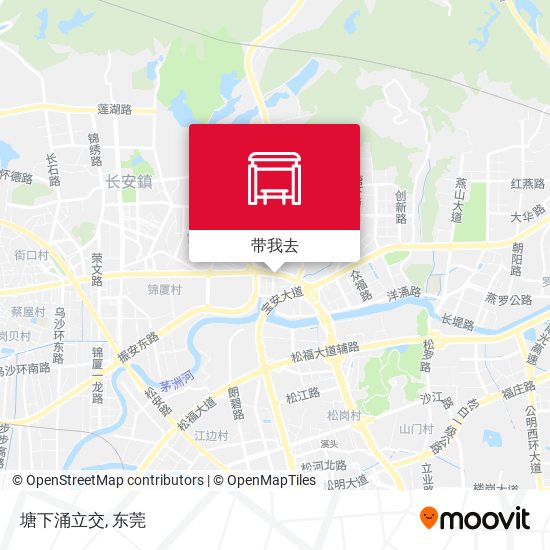 塘下涌立交地图