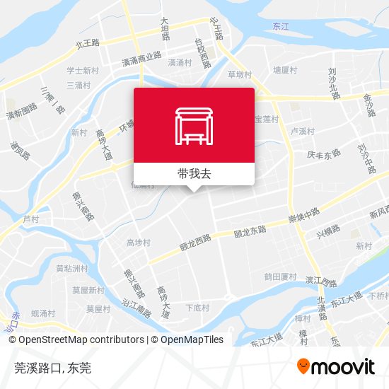 莞溪路口地图