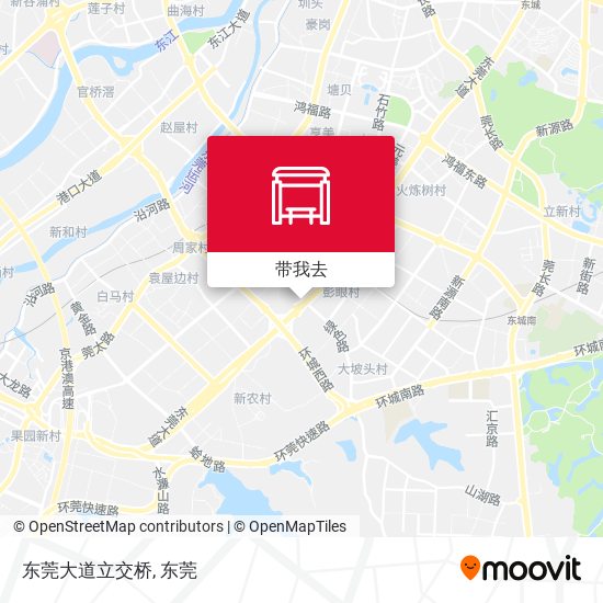 东莞大道立交桥地图