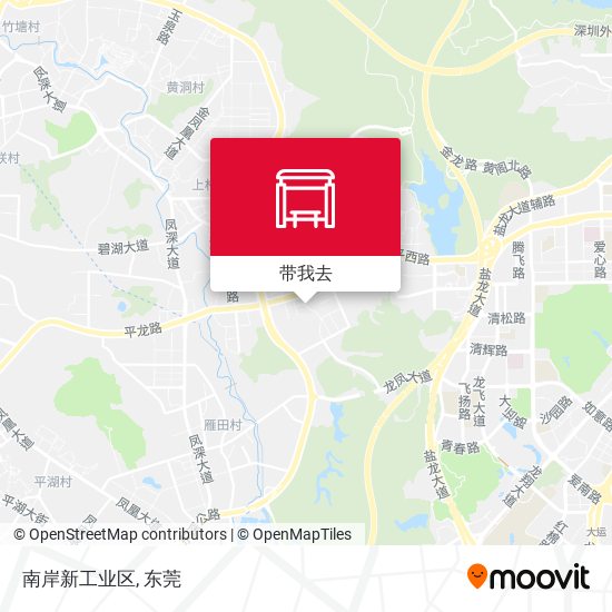 南岸新工业区地图