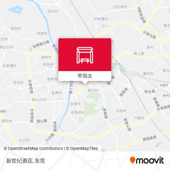 新世纪酒店地图