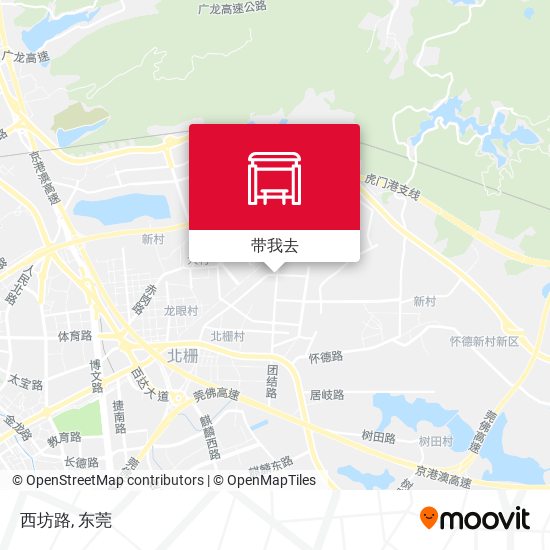 西坊路地图