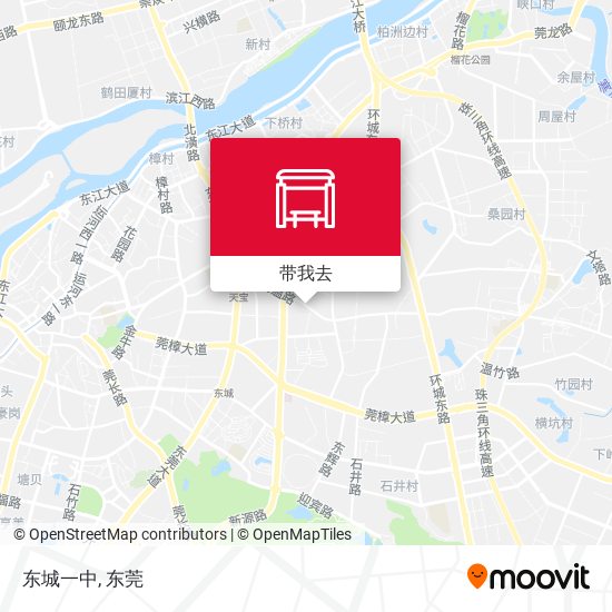 东城一中地图