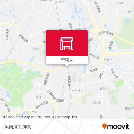 凤岗海关地图