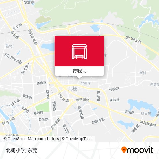 北栅小学地图