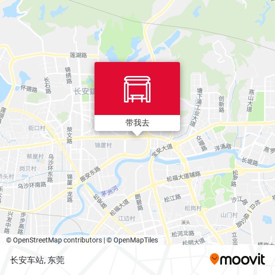 长安车站地图