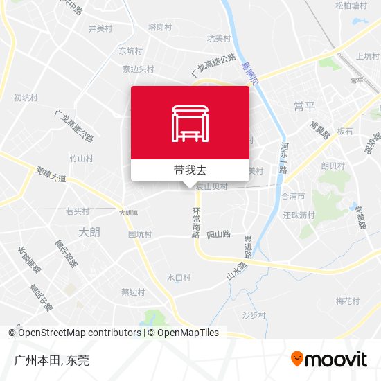 广州本田地图