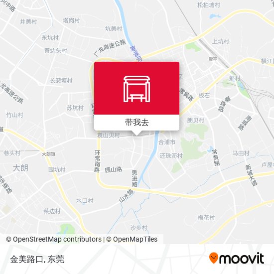 金美路口地图