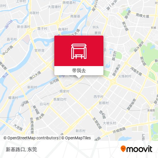 新基路口地图