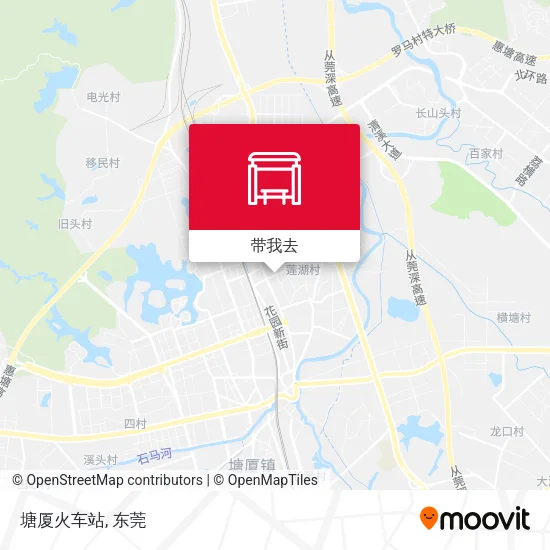塘厦火车站地图