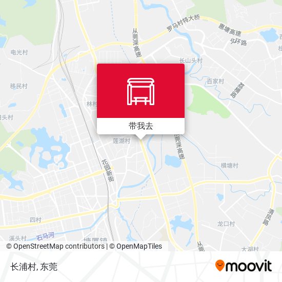 长浦村地图