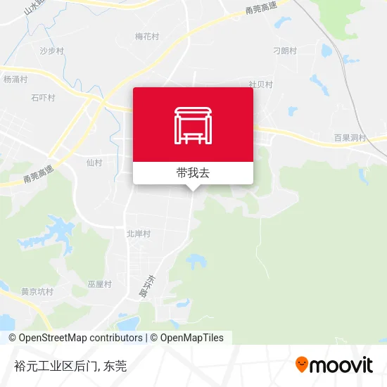 裕元工业区后门地图