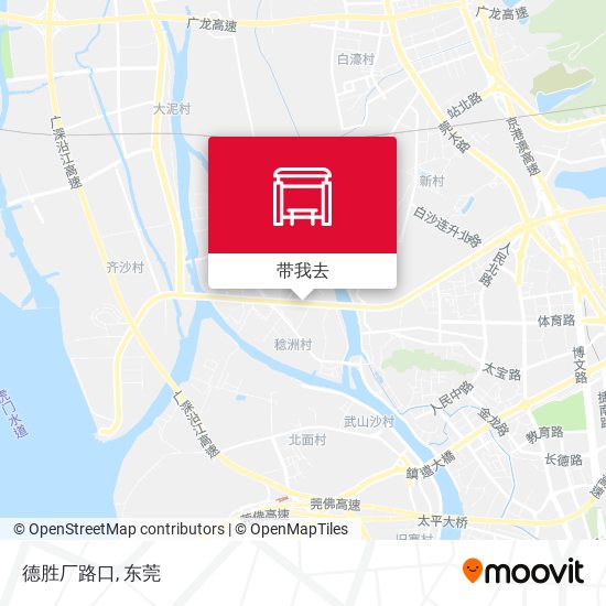 德胜厂路口地图