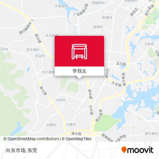 向东市场地图