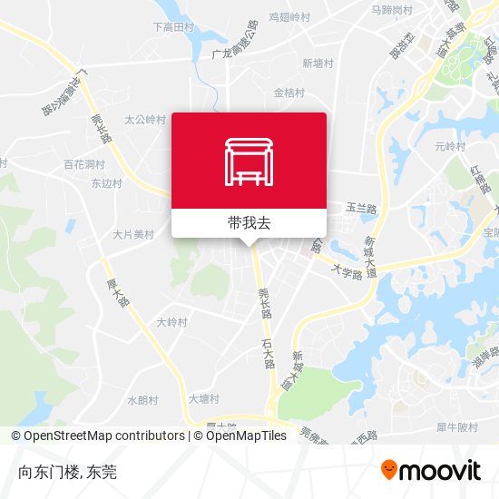 向东门楼地图