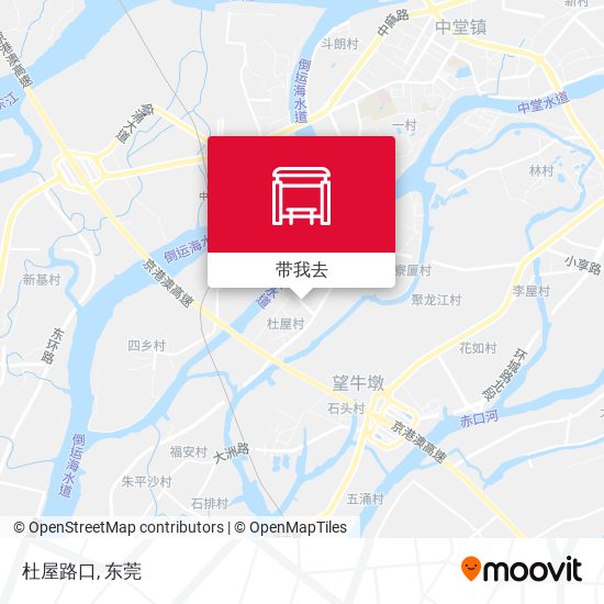杜屋路口地图