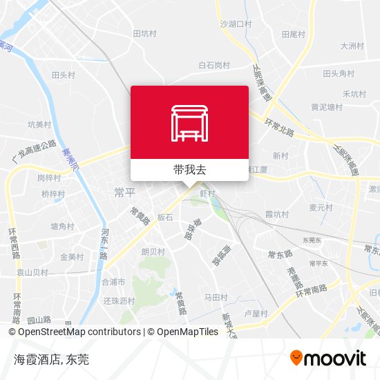 海霞酒店地图