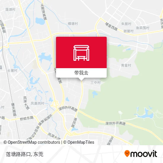 莲塘路路口地图